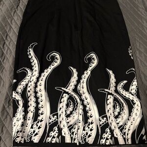 Sourpuss Octopus tentacle pencil skirt